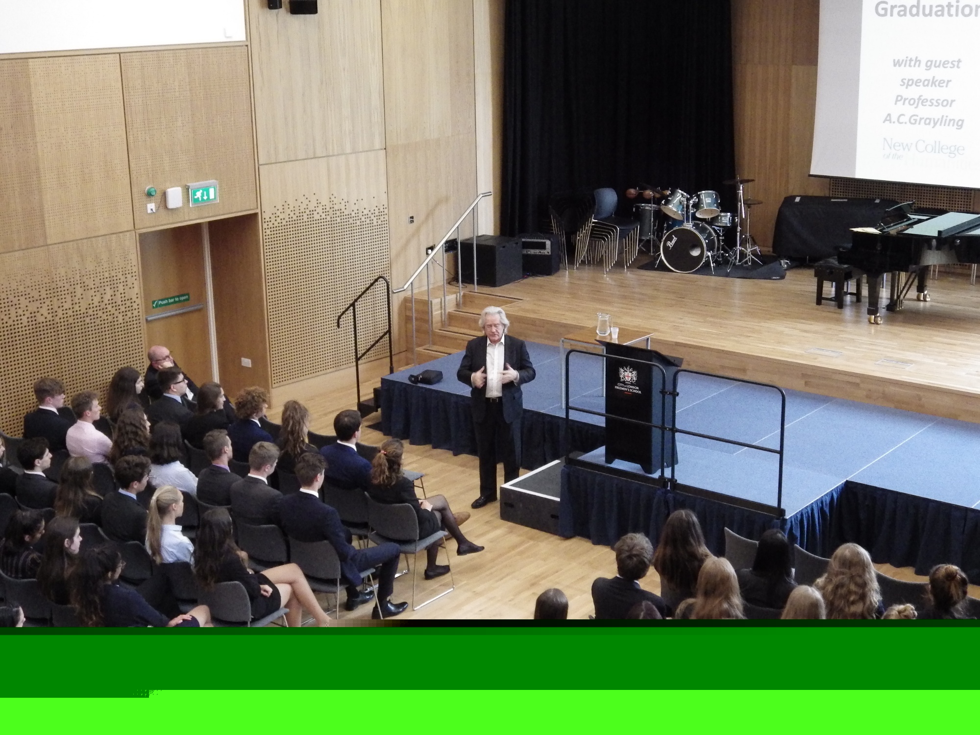 A C Grayling Freemen's Free Minds Graduation